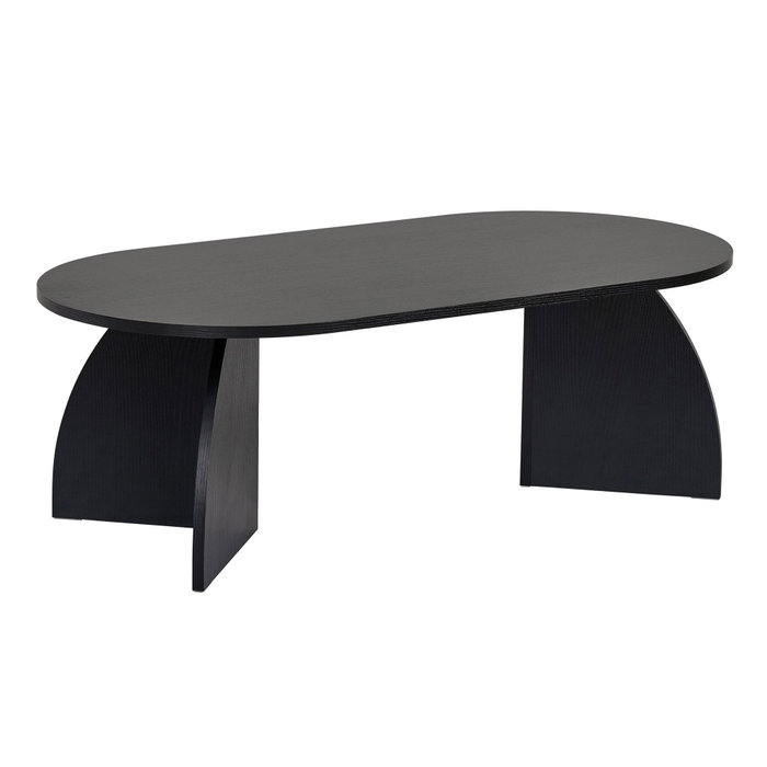 Nordure Melina Mesa de Café Negro Madera